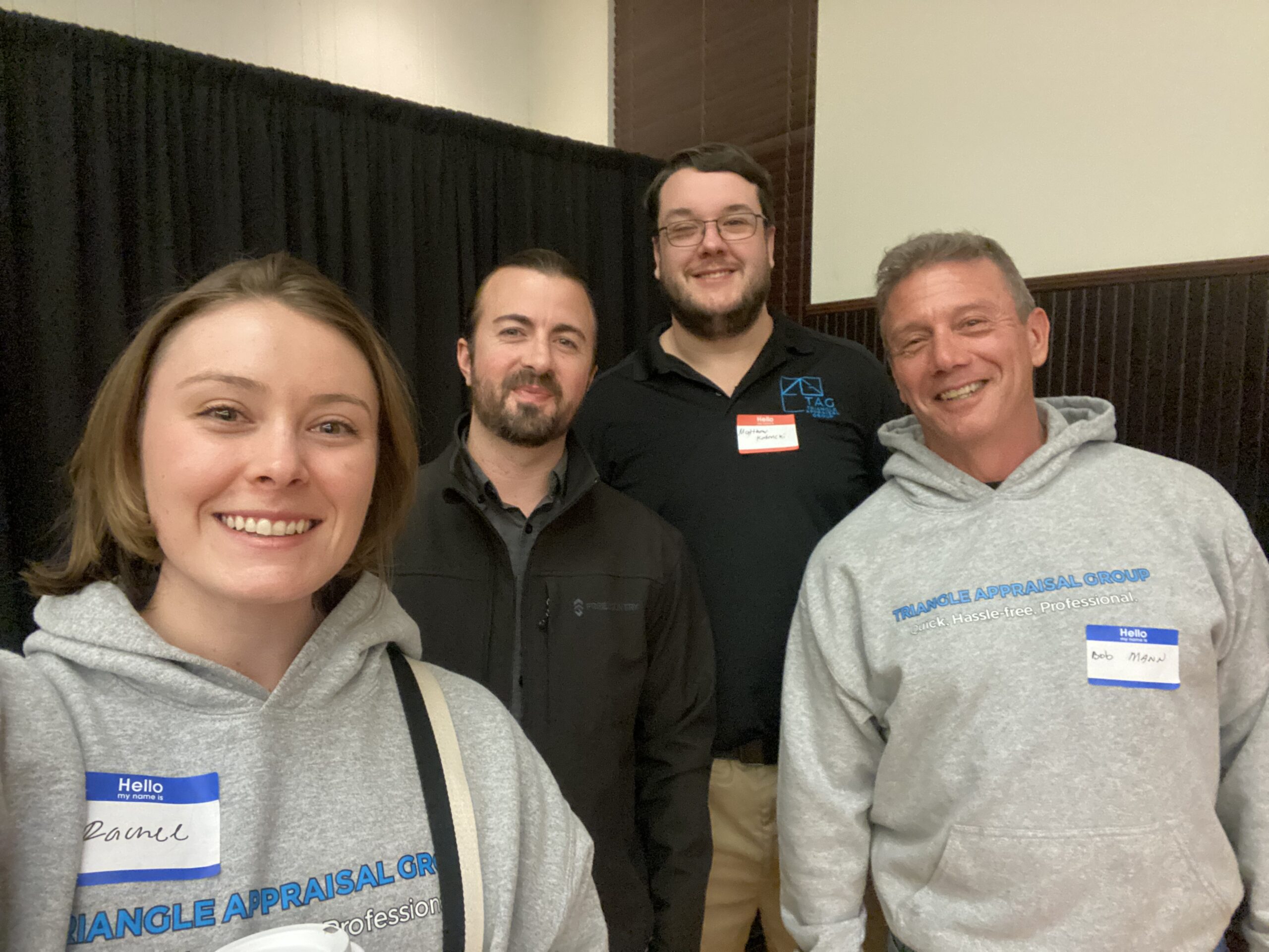 Triangle Appraisal attending a recent NCREIA meeting with employees in Charlotte