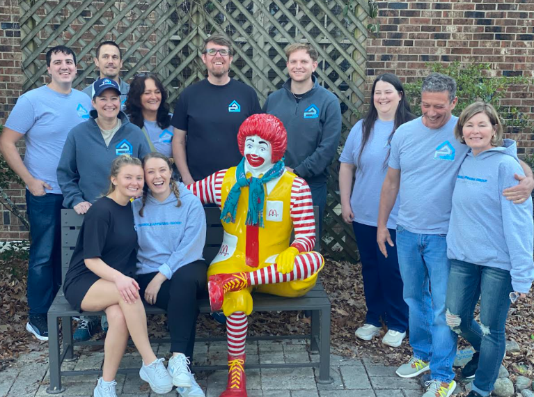 The Triangle Appraisal Group team comes together to serve families in need through annual meal sponsorship